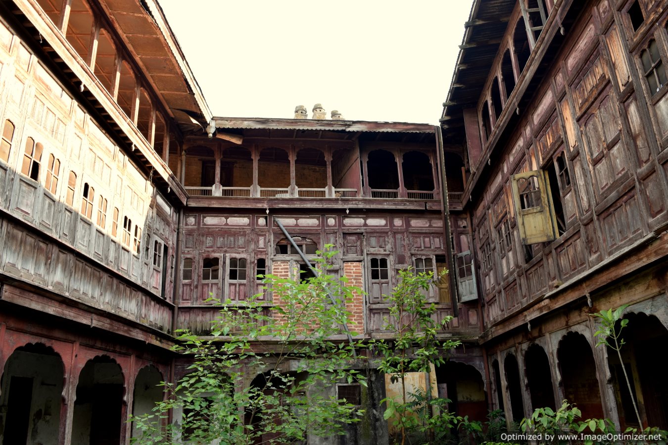 Heritage buildings now reduced to ruins in garli village