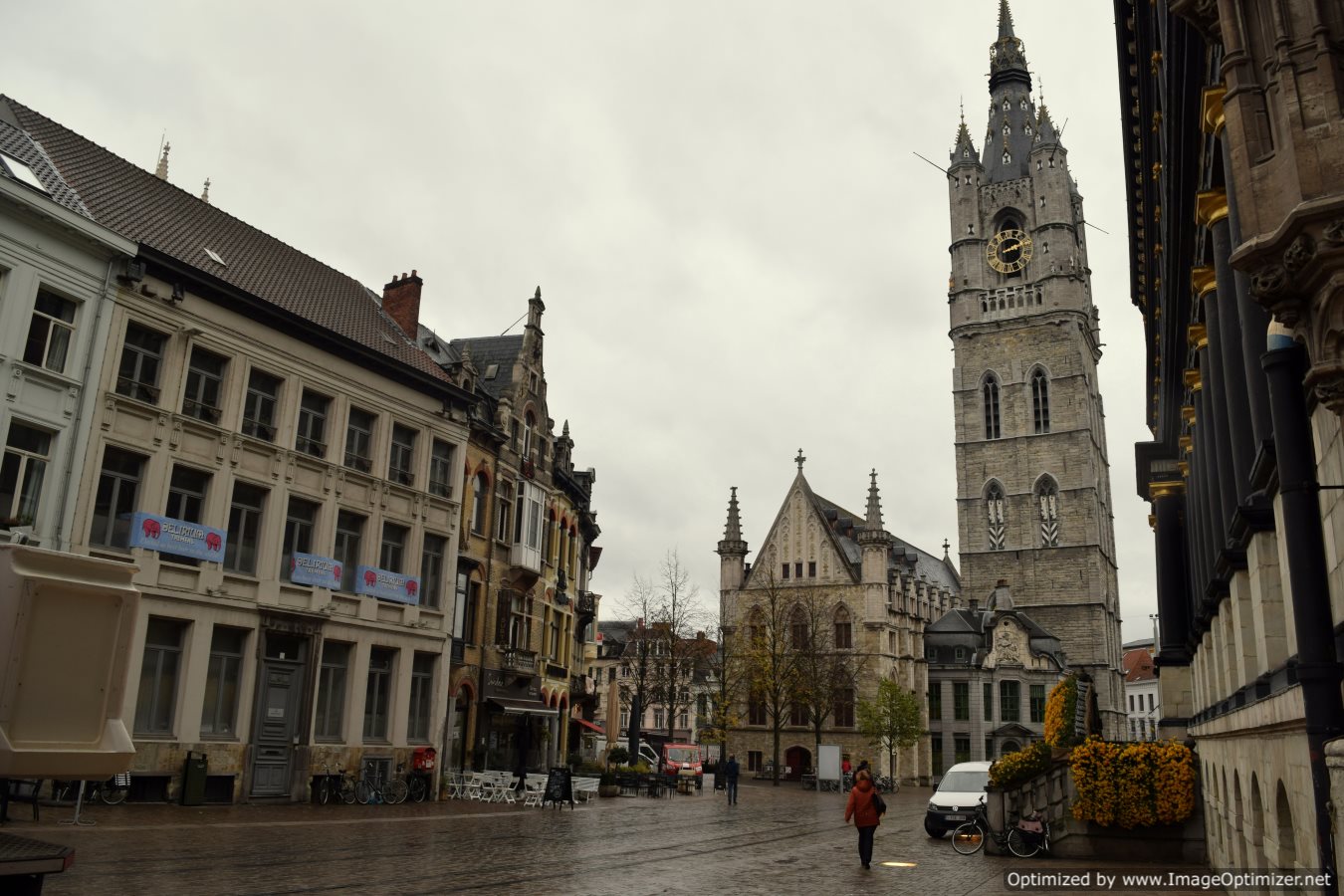 Het Belfort Van Ghent captured from the iconic Hotel d'Hane Steenhuyse_Ghent