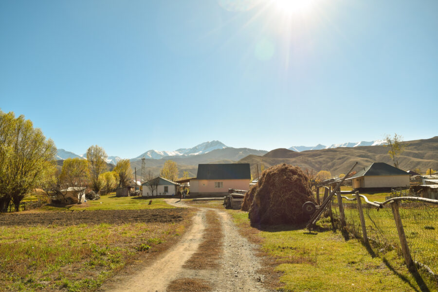 Saty village, cradled within the enchanting Tien Shan mountains